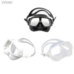 Diving Accessories Snorkel Diving Mask for w/ Adjustable Strap Anti-fog Tempered Glass Diving Mask YQ240119