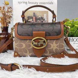 Hong Kong Super Hot Small Women's 2023 Trendy Fashion This Year Popular Crossbody Handbag Luxury Box Bag 2147