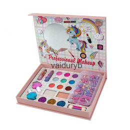 Bellezza Giocattolo di moda Giocattoli per il trucco per ragazze Giocattolo per il trucco Kit per trucco per bambini per ragazza Trucco per adolescenti Rossetto Ombretto per bambini Regalo perfettovaiduryb