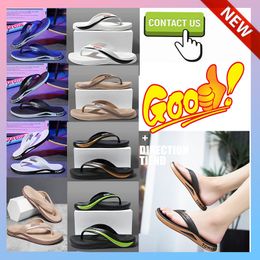 Free shipping Designer Casual Platform Slides Slippers Men Woman anti slip wear-resistant super Light weight flip flops with floral bathroom Beach sandals