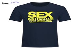 Sex Instructor Funny Creative Mens Men T Shirt Novelty Short Sleeve O Neck Cotton Casual Tshirt Top Tee plus size 2103199384984