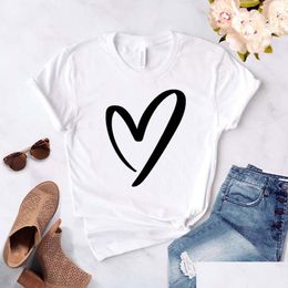 Women'S T-Shirt Womens Leopard Lip Lover Summer Tops Female Graphic Ladies Mujer Camisa Top Tshirt Tees Clothes Short Sleeve Drop Deli Dhne6