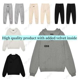 Essentialsweatshirts for men and women Essentialshoodie thin velvet hoodie casual fashion trend designer sportswear hoodie set casual oversized cotton hooded ta