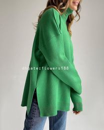 Women's Sweaters Popular Loose Knitwear Cross-Border European And American Turtleneck Sweater Women Fall Winter