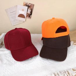 Wide Brim Hats Light Board Baseball Hat Couple Curved Brimmed Duckbill Adjustable Snapback For Women Men Hip Hop Cap Street Dad