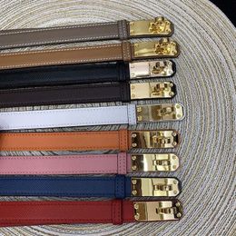 Designer Belt red small h belt womens thin belt genuine Leather Belts Woman Cowskin Classic needle buckle accessories gold sliver color width 2CM 20 style new belt