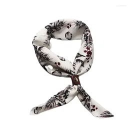 Bow Ties Spring And Autumn Square Scarf 60x60cm Western Fashion Korean Professional Joker Printed Small