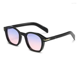 Sunglasses Retro Square Thick Frame Pc Men's And Women's Glasses UV Protection High-grade