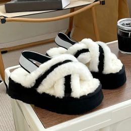 Designer slipper Man Women slippers sfluffy Cotton Warm Slippers Woman Slipper Autumn Winter fashion fluffy slippers Warm casual