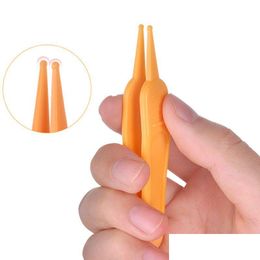 Nasal Aspirators Abs Plastic Nose Navel Cleaning Baby Safety Care Round Head Clamp Infant Tweezers Cleaner Clip Clean 1Pcs Drop Delive Dhsxe