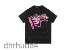 Men t Shirt Pink Young Thug Sp5der 555555 Mans Women Quality Foaming Printing Spider Web Pattern Tshirt Fashion Top Tees T15G O3HM