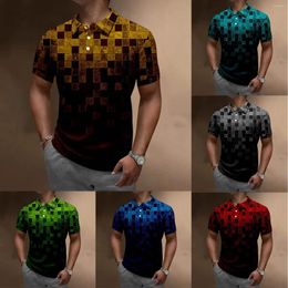 Men's T Shirts Mens Striped Printing Summer Fashion Casual Pack Of Large Men Designer Shirt