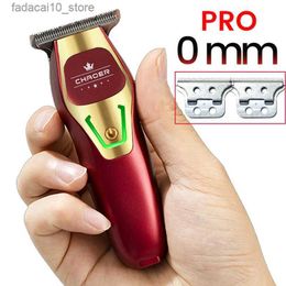 Electric Shavers Powerful Professional Hair Trimmer Men 0 MM T Blade Electric Clipper Rechargeable Barber Haircut Machine Beard Trimmer Shaver Q240119