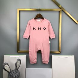 Yeni doğan kıyafetler bebek tasarımcıları% 100 pamuklu tulumlar çocuklar lüks romper kız kızlar k marka onesies çocuk sevimli tulumlar bebek bodysuit kalekids-6 cxd2401191