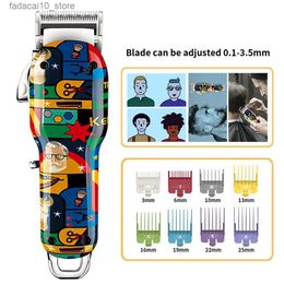 Electric Shavers Kemei-MAX2092 Professional Hair Clipper Hair Trimmer For Men Shaver Hair Cutting Machine Barber Accessories Cut Machin Beard Q240119