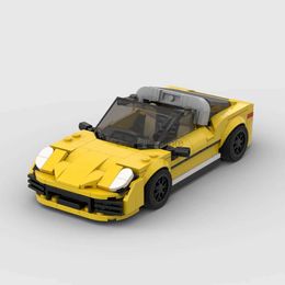 Blocks MOC 911targa racing sports car Vehicle Speed Champion Racer Building Blocks Brick Creative Garage Toys for Boys Gifts 240120