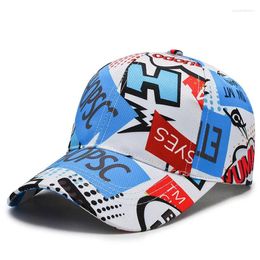 Ball Caps Fashion Men Women Baseball Cap Chain Poker Print Trend Lady Sun Visor Snapback Hip Hop Cotton Sports Dad Hats Gorras H034