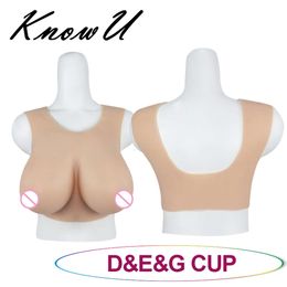 Costume Accessories D/E/G Cup Breast Forms Fake Boobs Soft Crossdresser Drag Queen Cosplay Transgender Silicone Filler