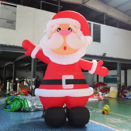 Free Air Ship Outdoor Activities 3m 4m 5m 6m 8m Giant Inflatable Santa Claus Cartoon for Decoration Advertising