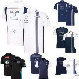 Motorcycle Apparel F1 Racing Shirt T-Shirt Forma 1 Short Sleeved T-Shirts Summer Sport Quick Dry Tops Team Suit Jersey Plus Size Drop Otiqa
