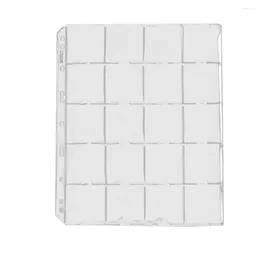 Storage Bags 20 Pockets Classic Coin Holders Folder Pages Sheets For Collection Po Clear Organizer Bag