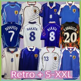 1998 Japon National Team Nakata Mens Soccer Jerseys SOMA AKITA OKANO KAWAGUCHI Retro Home Football Shirt KAZU HATTORI Gardien de but Manches longues Uniformes