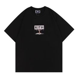 Kith Tshirt Mens Designer Tee Workout for Men Oversized T Shirts T-shirt 100%cotton Vintage Short Sleeve US Size Zz22