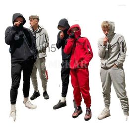 Men's Tracksuits 2022 Sports Suit Cotton Brand Tech Fleece Good Quality Hoodie Male Training Wear Sweatshirt Set Sweatpants. YR9T