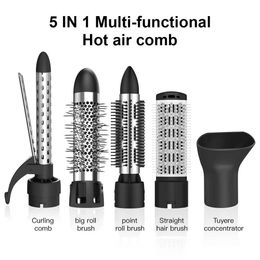 Ds VS Dryers Kensen 5 In 1 Electric Brush With Blow Negative Ion Detachable Hair Dryer Hot Air Styler Comb For Men Women MIX LF