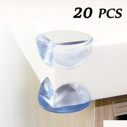 Corner Edge Cushions Safety Protectors For Kids 20 Pcs Quality Clear Soft Large Table Bumper Guards Child Baby Proofing Drop Delivery Dhwbh