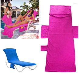 Towel 215x75cm Microfiber Fibre Sunbath Lounger Bed Mate Chair Beach Holiday Leisure Garden Towels Serviette