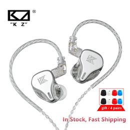 Headphones Newest KZ DQ6 3DD Dynamic Drive Unit In Ear Earphones HiFi Music Sports Headset With 2PIN Silverplated Cable KZ EDX ZSN PRO ZSX