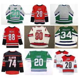 Sebastian Aho Hockey Jersey Brent Burns Hurricanes Martin Necas Hartford Whalers Ron Francis Max Pacioretty Andrei Svechnikov Teuvo Teravain 3887 3252