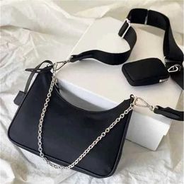 Nylon Shoulder Bags high quality nylon Handbags Bestselling wallet women luxurys crossbody bag Hobo purses triad 70% off outlet online sale