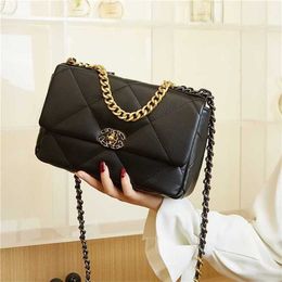 Women's New Cloud Small Fragrant Wind Lingge Chain Large Capacity One Shoulder Crossbody Soft Leather Cover Bag Tide 70% off outlet online sale