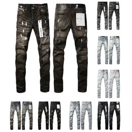 24SS 1:1 Purple jeans men jeans Designer jeans Mens skinny jeans luxury designer denim Pant distressed ripped biker black blue jean slim fit motorcycle