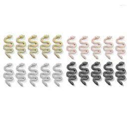 Nail Art Decorations Small 3D Snake Studs Retro Jewellery Accessories For DIY Crafts