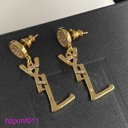 Jph6 Stud Diamond Earrings Designer Jewelry Fashion Gold Earring for Women Golden Studs Earings Ladies Hoops Wedding Earing Engagement 23671d