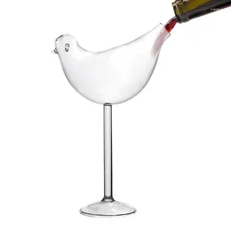 Wine Glasses Creative Cocktail Glass Unique Bird-shaped Design Ransparent Cup Novelty Drinkware For Home Party Bar