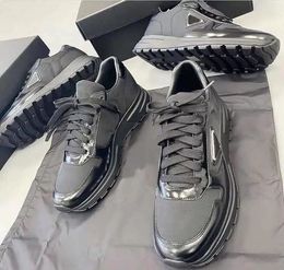 2024 Popular Casual-stylish PRAX 1 Sneakers Shoes Re-Nylon Brushed Leather Men Knit Fabric Runner Mesh Runner Trainers Man Sports Outdoor Walking b22 Shoe EU38-46