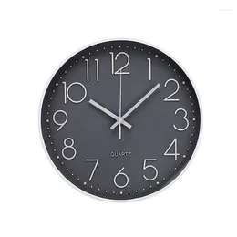 Wall Clocks 30Cm Round Clock Modern Quartz Without Ticking Noises Children Large Clockwork