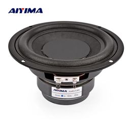 Speakers AIYIMA 1Pcs 5.25 Inch 100W Subwoofer Speaker 4 8 Ohm Audio Speaker Super Bass HIFI Loudspeaker For 5.1 Subwoofer 66Hz3.2KHz