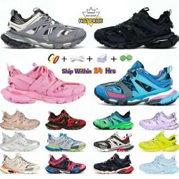 Erkekler Balencaigaitiess Ayakkabı Günlük Tasarımcı Ayakkabı Track 3.0 Sneakers Trainers Paris Üçlü Beyaz Siyah Pembe Gri Bej Turuncu Mavi Platform 18SS Sneaker