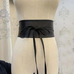 Belts Decorative Waist Belt Adjustable Lace Up Faux Leather For Women Retro Slim Decoration Dress Coat Sweater Girdle