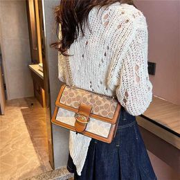 New handbag women with high-end feel light luxury and niche. Versatile underarm for commuting famous one shoulder crossbody small square bag 70% off outlet online sale