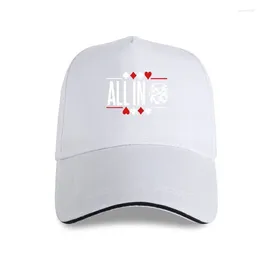 Ball Caps Poker All In Baseball Cap Top Quality Famous Natural Personality For Men Plus Size Basic Summer Costume