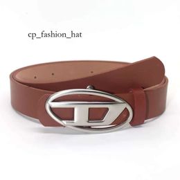 Diesel Belt Designer Fashion 2024 New Style Diesel Letter Oval Metal Snap Diesel Top Buckle for Men and Women Versatile Luxury Belt Matching Diesels Belt 3191