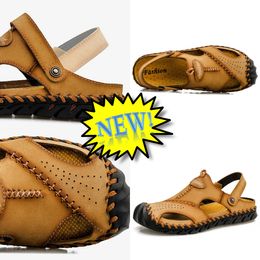 Designer Slides Women Man Luxury Slippers Sandals Brand Sandals Real Leather Flip Flop Flats Slide Casual Shoes EUR 38-48