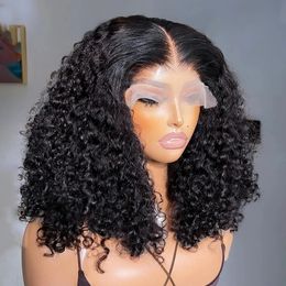 250% Short Curly Bob Wig Lace Front Human Hair Wigs 13x4 13x6 Deep Wave Lace Frontal Wig 5x5 Closure Glueless Wigs