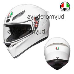 Full Face Open Agv Helmet k Motorcycle Helmet Full Helmet Sunscreen Running Helmet Men and Women Four Seasons Travel Summer Spring Autumn Winter JZI9